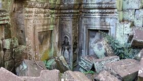 Ancient Temples at Angkor Complex, Cambodia